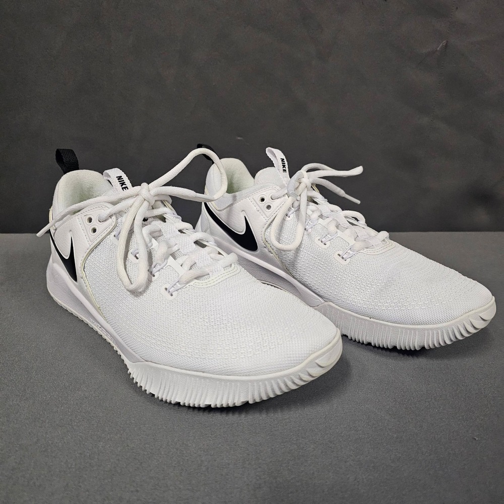 Nike Air Zoom Hyperace 2 White Black Womens New Size 10 Volleyball Athletic Shoe